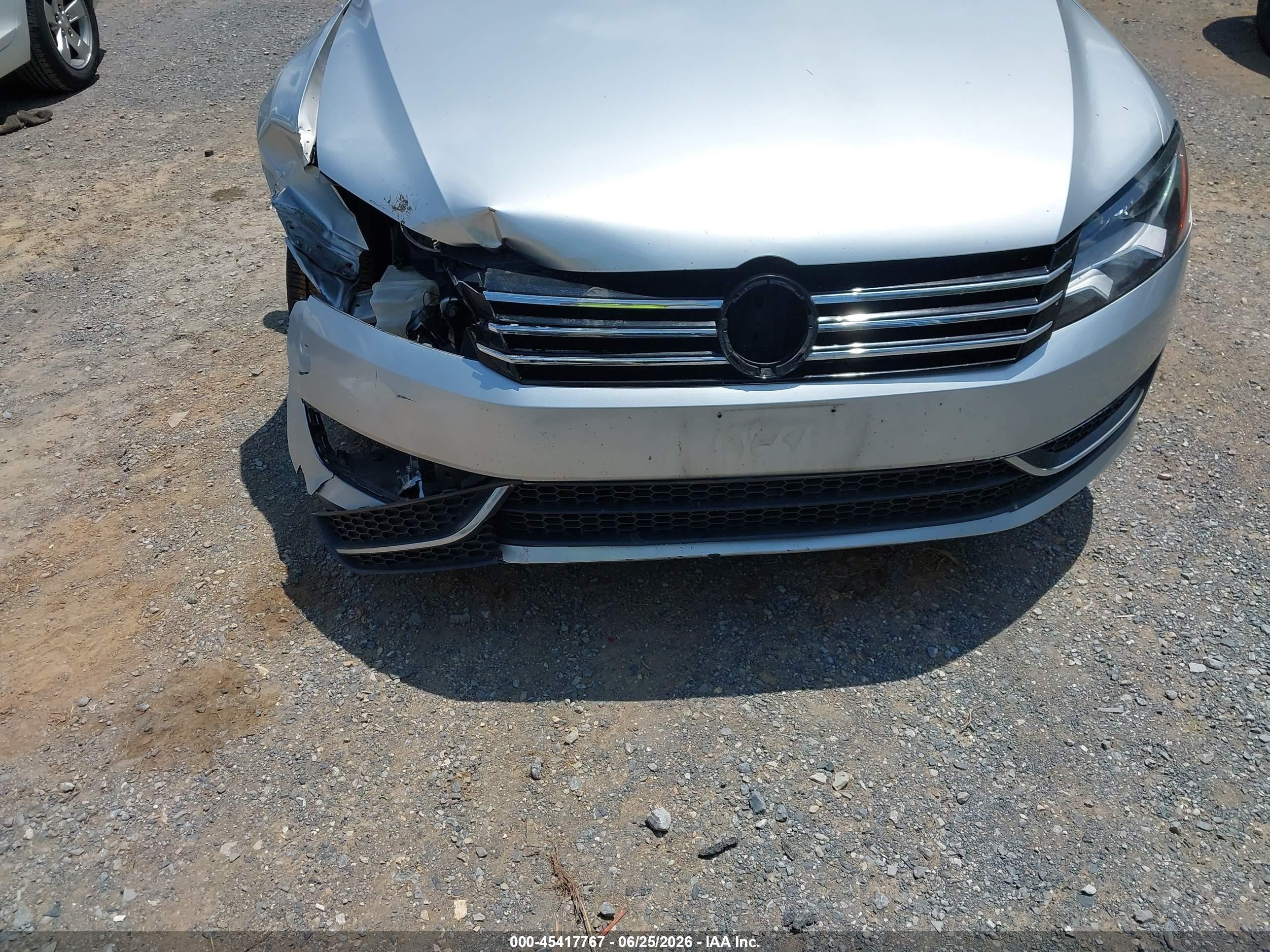 2012 Volkswagen Passat 2.5l Se Silver vin: 1VWBH7A38CC060675