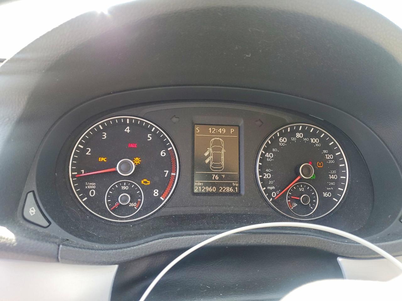 2012 Volkswagen Passat Se Черный vin: 1VWBH7A38CC072616