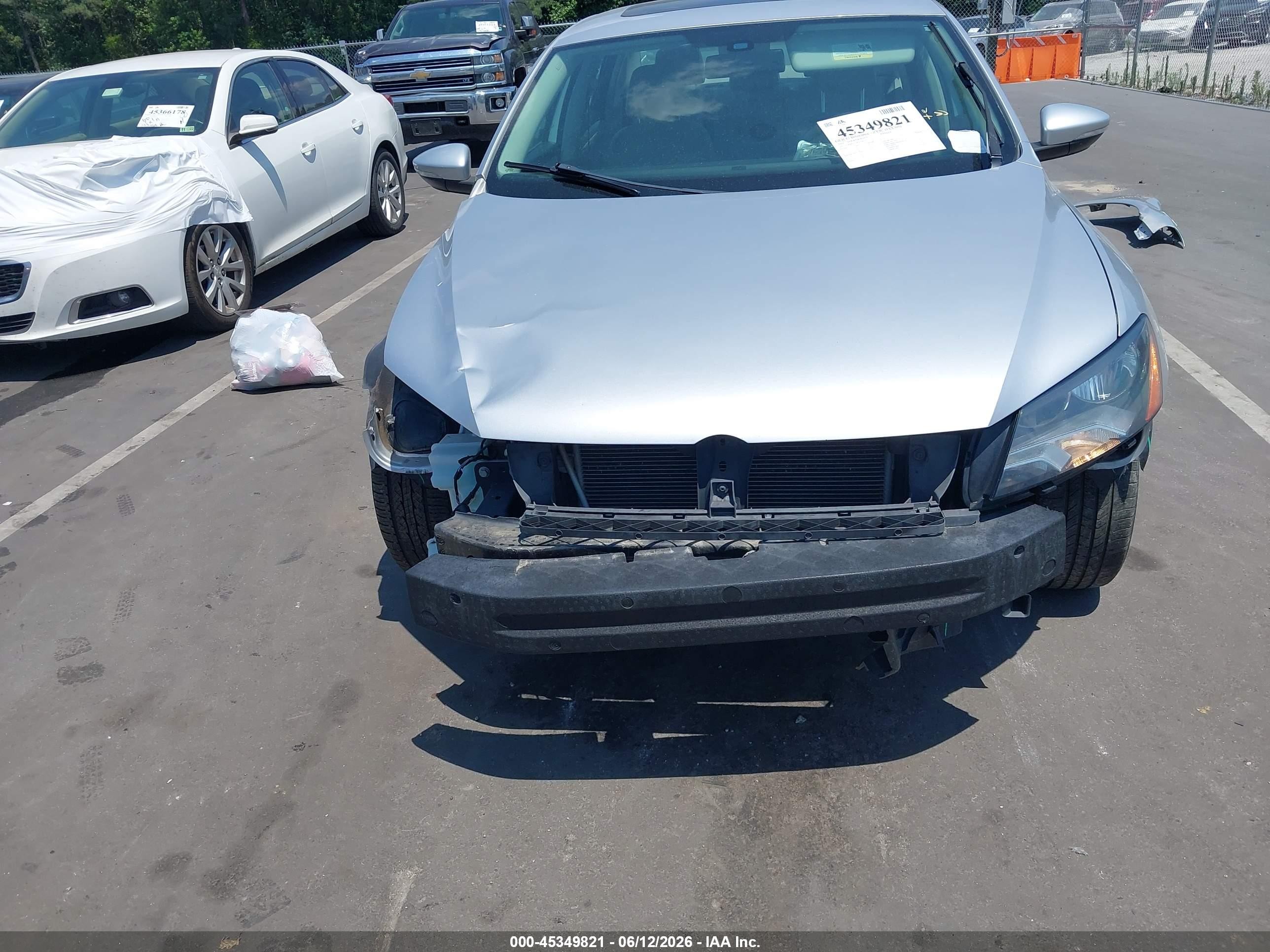 2012 Volkswagen Passat 2.5l Se Gray vin: 1VWBH7A39CC050253