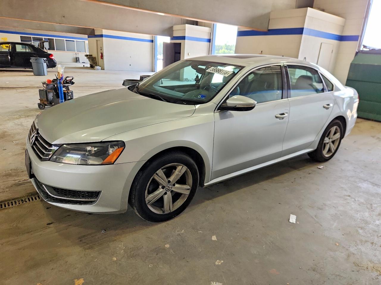 2012 Volkswagen Passat Se Silver vin: 1VWBH7A39CC081132