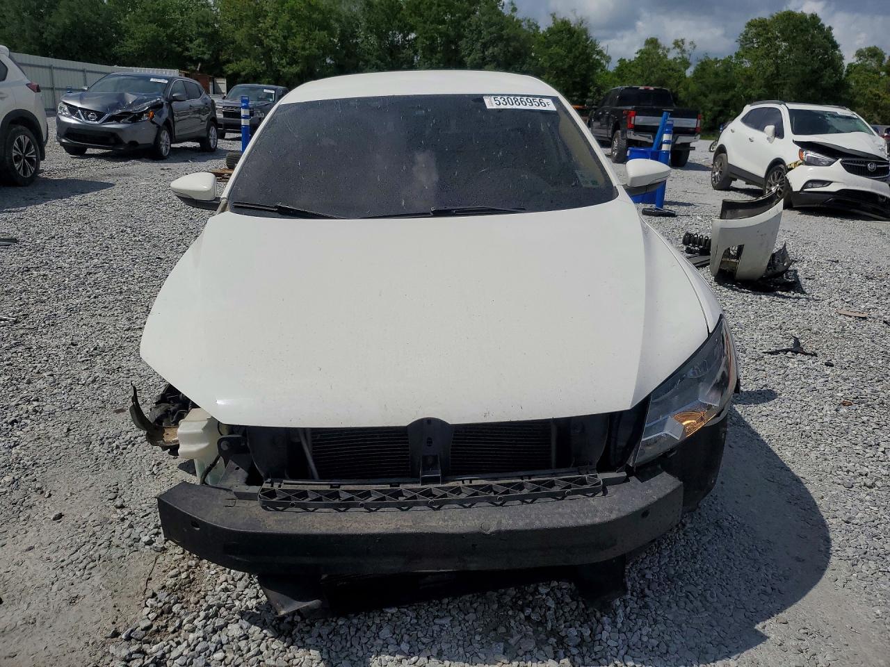 2012 Volkswagen Passat Se White vin: 1VWBH7A39CC087383