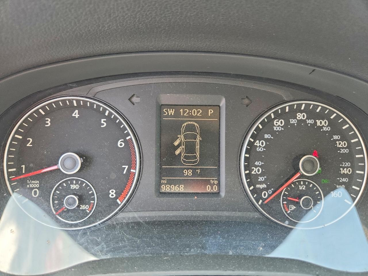 2013 Volkswagen Passat Black vin: 1VWBH7A39DC002916