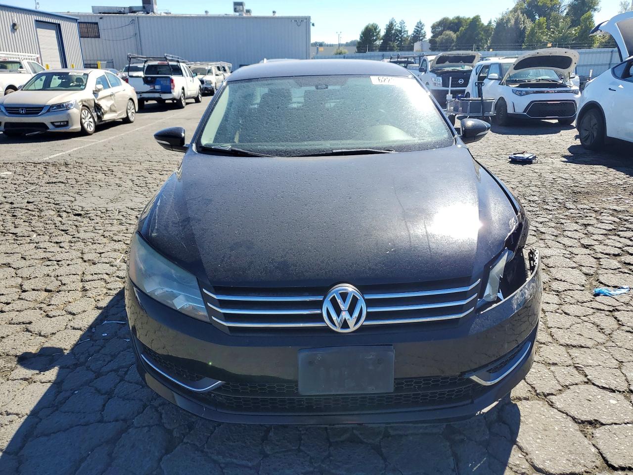 2012 Volkswagen Passat Se Black vin: 1VWBH7A3XCC081866