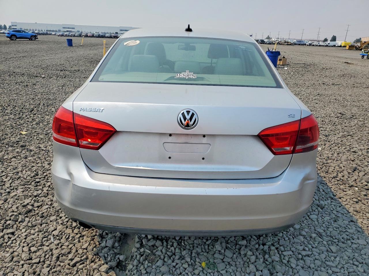 2013 Volkswagen Passat Se Silver vin: 1VWBH7A3XDC060100