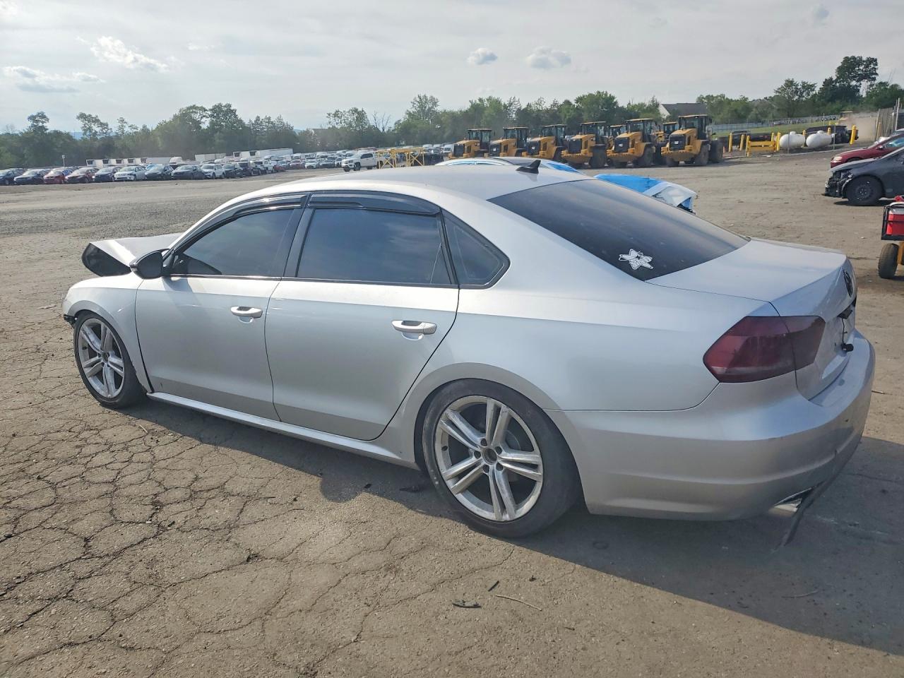 2012 Volkswagen Passat Se Silver vin: 1VWBM7A32CC024248