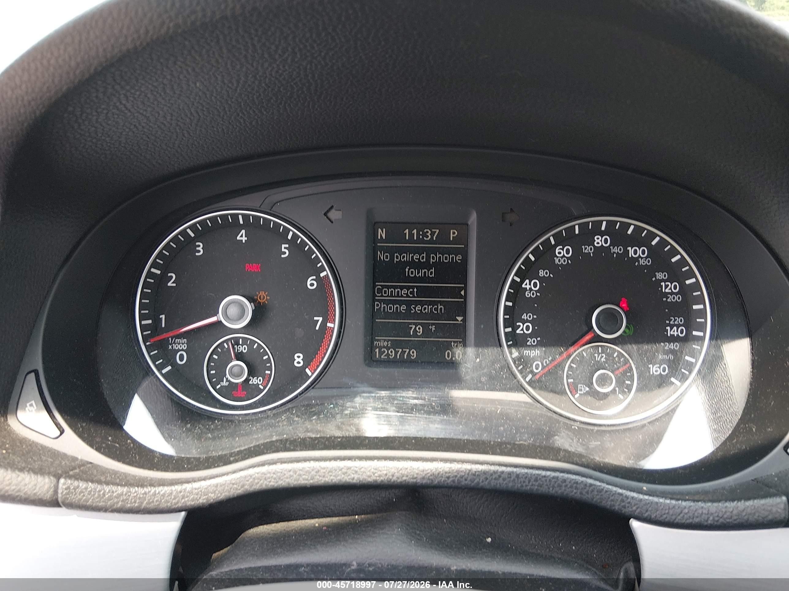 2012 Volkswagen Passat 3.6l V6 Se Gray vin: 1VWBM7A32CC060229