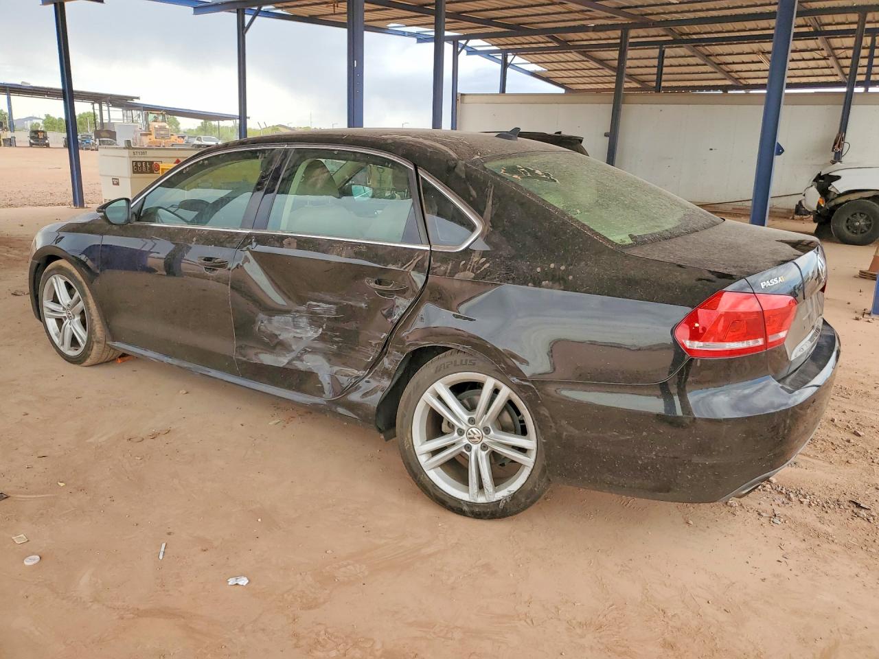 2012 Volkswagen Passat Se Черный vin: 1VWBM7A35CC030481