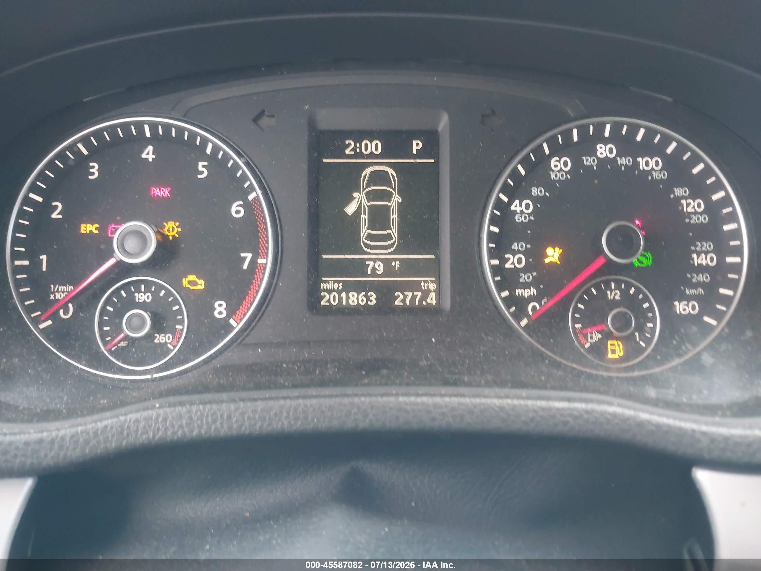2012 Volkswagen Passat 3.6l V6 Se Gray vin: 1VWBM7A37CC077561