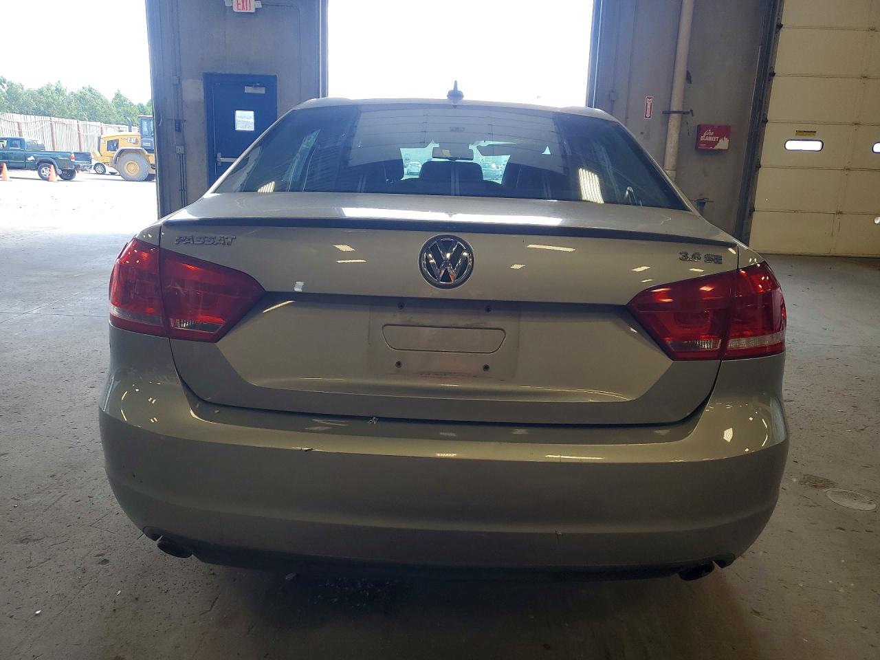 2013 Volkswagen Passat Se Silver vin: 1VWBM7A37DC017975