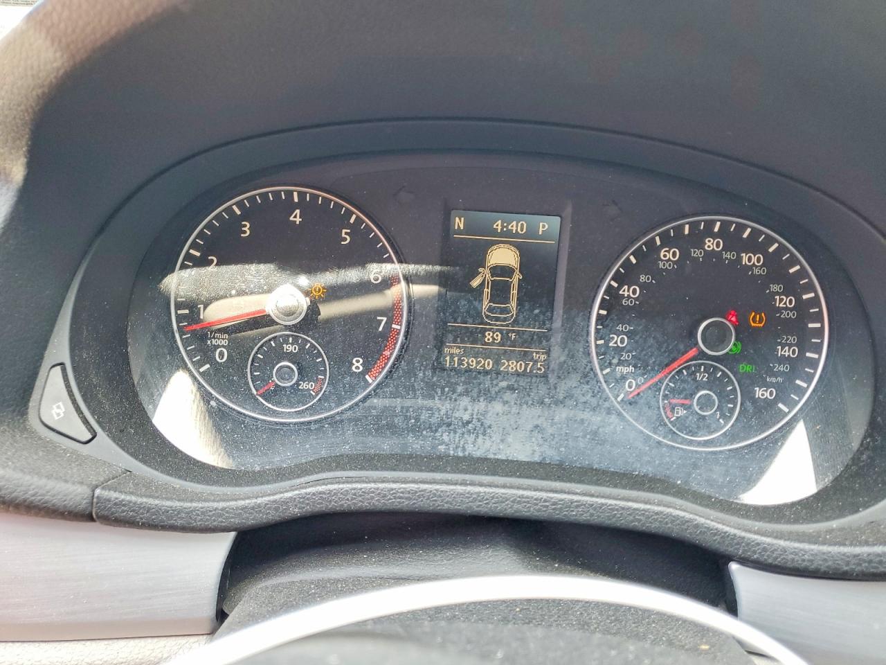 2012 Volkswagen Passat Se Gray vin: 1VWBM7A3XCC047275
