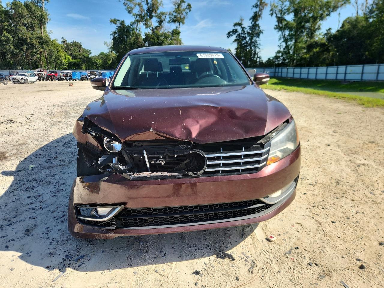2013 Volkswagen Passat Se Бордовый vin: 1VWBN7A30DC102685