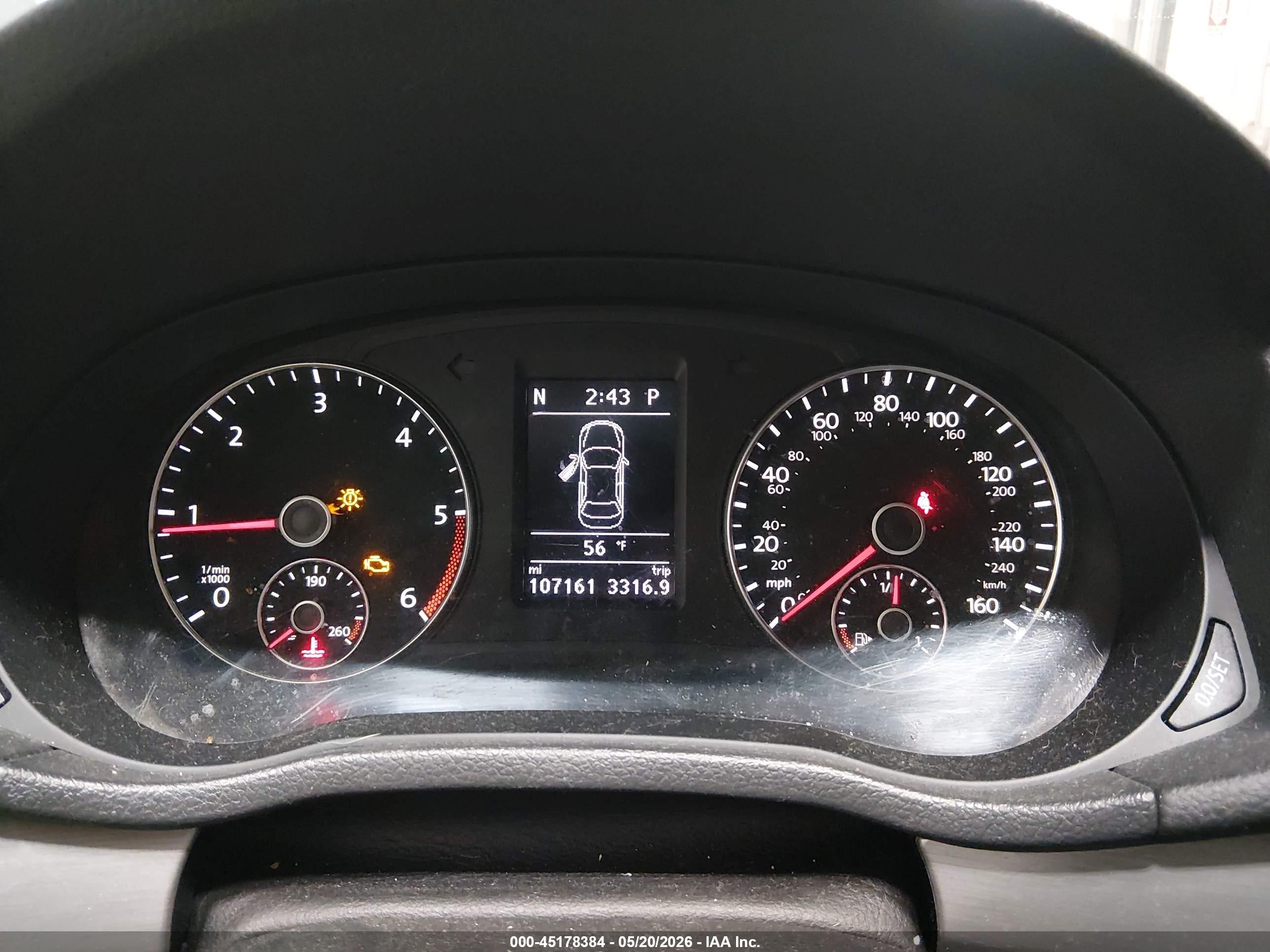 2014 Volkswagen Passat 2.0l Tdi Se White vin: 1VWBN7A30EC090796