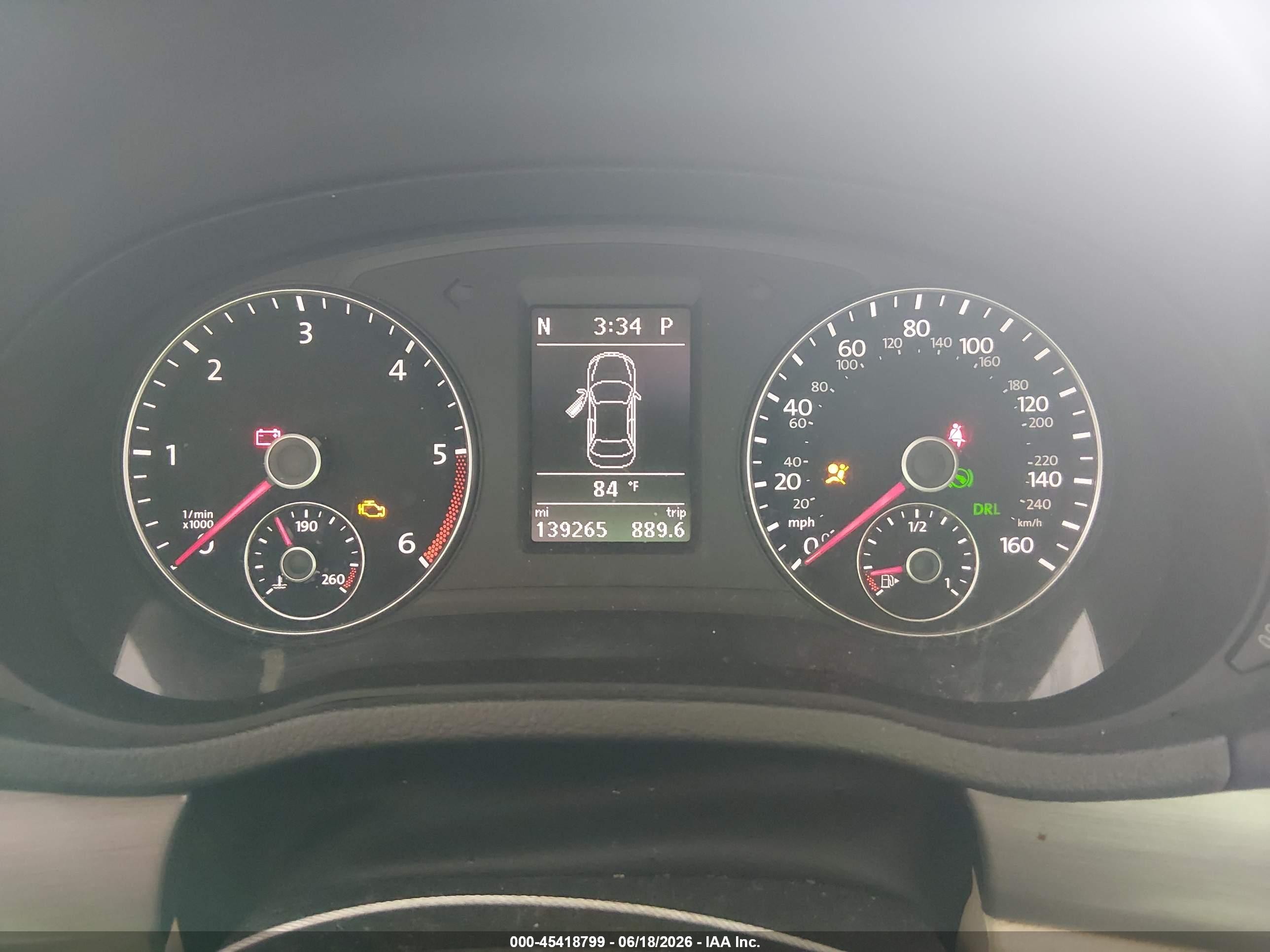2014 Volkswagen Passat 2.0l Tdi Se Black vin: 1VWBN7A30EC115437