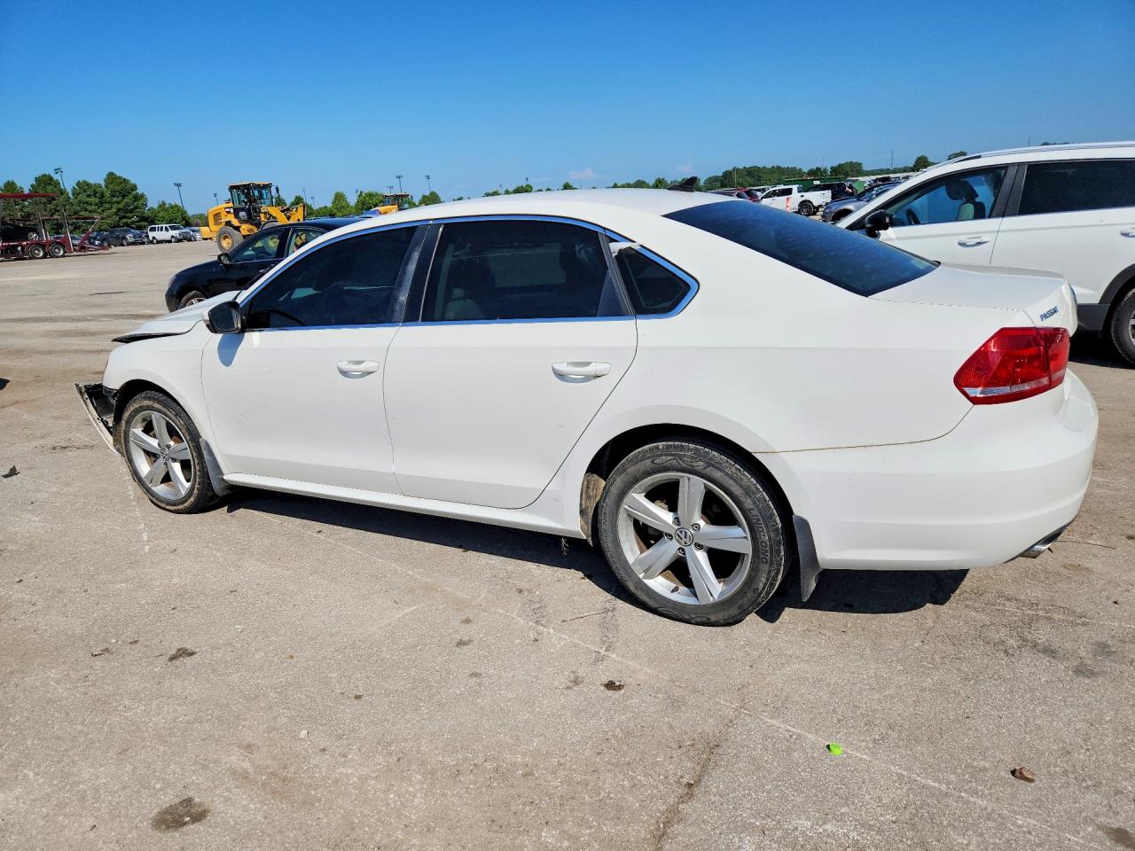 2013 Volkswagen Passat Se Белый vin: 1VWBN7A31DC121858