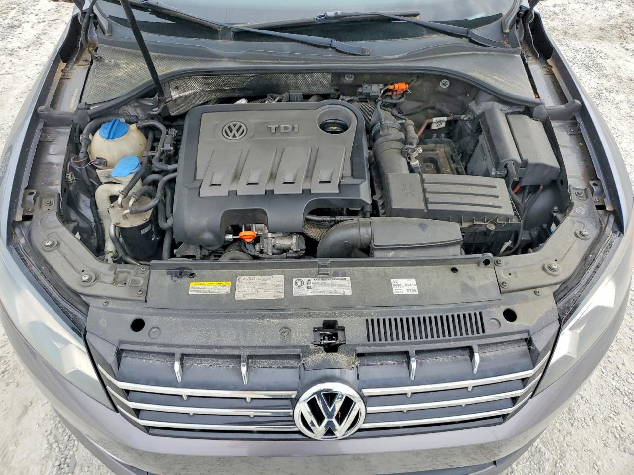 2014 Volkswagen Passat Se Gray vin: 1VWBN7A31EC091858