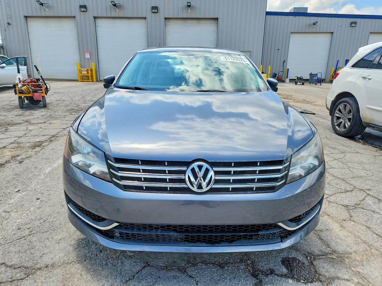 2014 Volkswagen Passat Se Gray vin: 1VWBN7A31EC106410