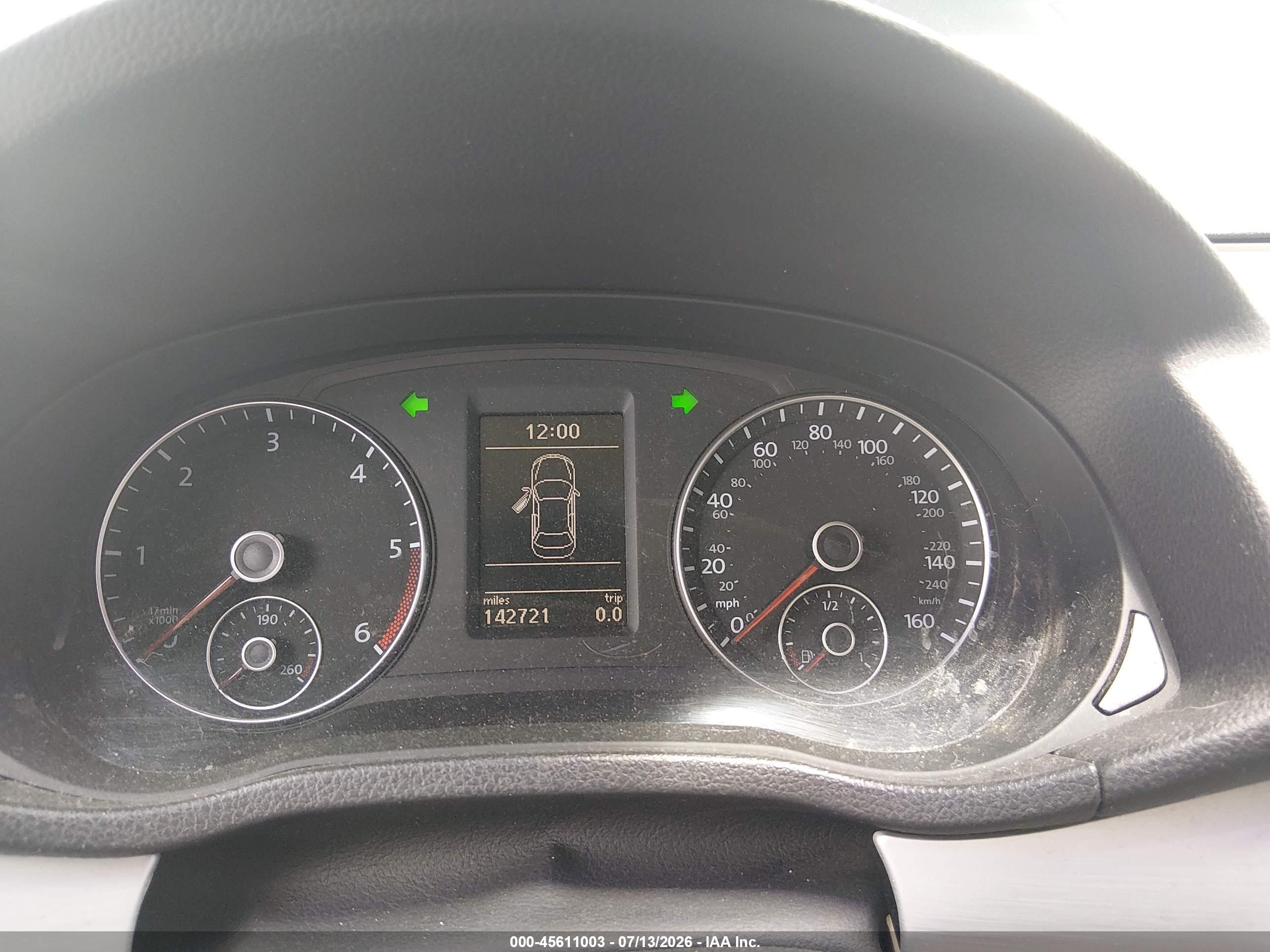 2012 Volkswagen Passat 2.0l Tdi Se Black vin: 1VWBN7A32CC038647