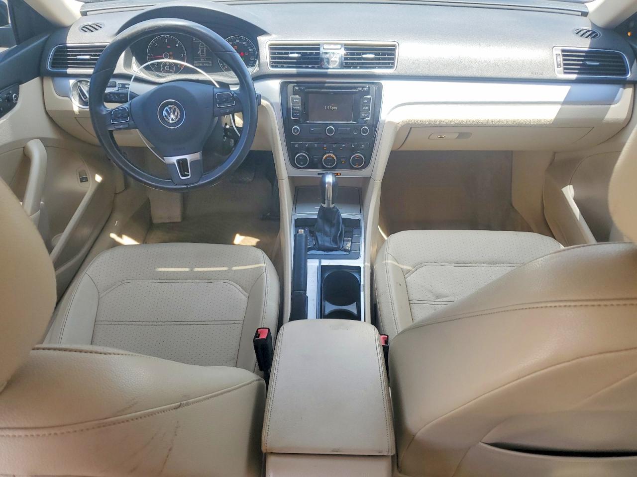 2012 Volkswagen Passat Se Blue vin: 1VWBN7A32CC065783