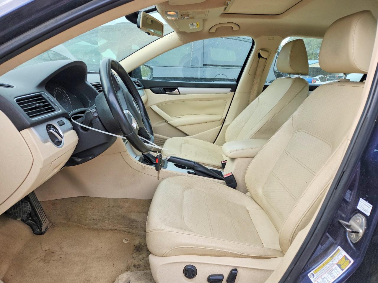 2013 Volkswagen Passat Se Blue vin: 1VWBN7A32DC117236