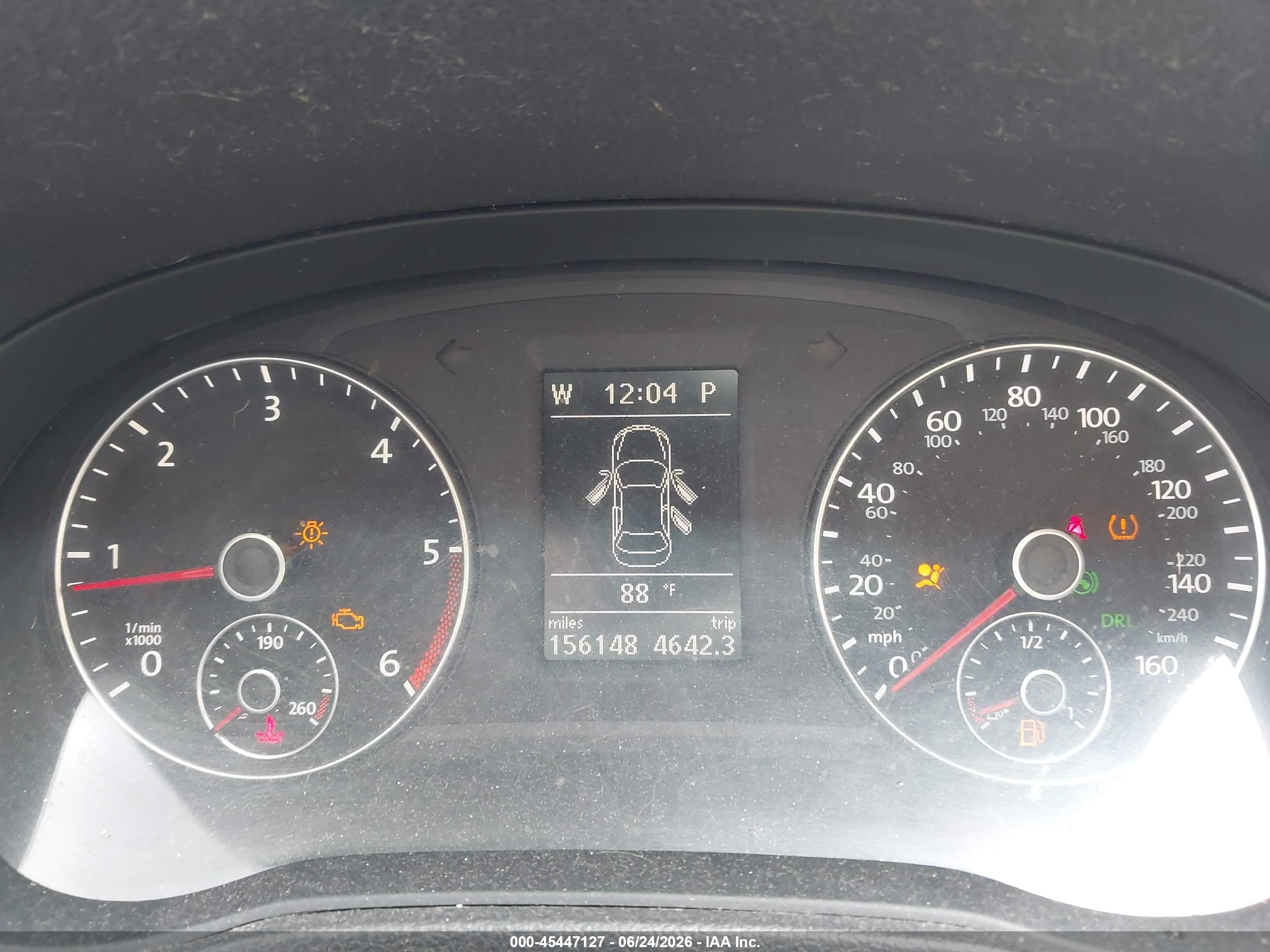 2012 Volkswagen Passat 2.0l Tdi Se Черный vin: 1VWBN7A33CC080468