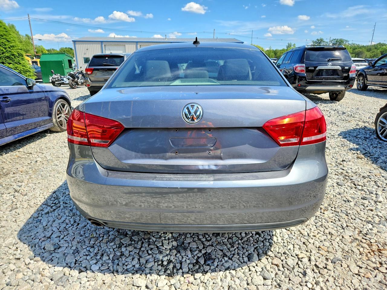 2013 Volkswagen Passat Se Серый vin: 1VWBN7A33DC135809