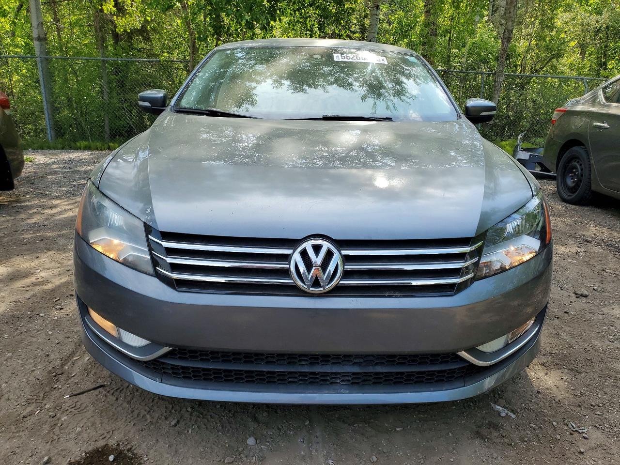 2014 Volkswagen Passat Se Gray vin: 1VWBN7A33EC016286