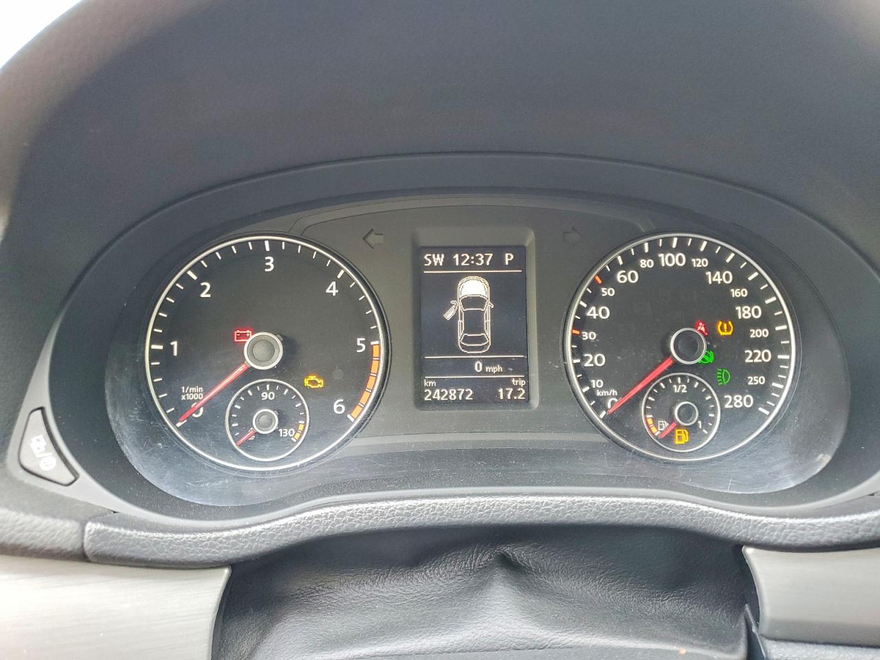 2014 Volkswagen Passat Se Gray vin: 1VWBN7A33EC016286