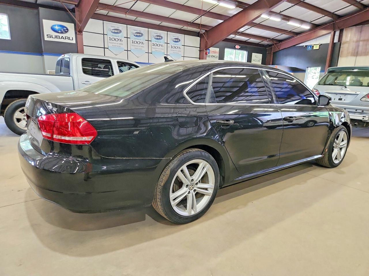 2014 Volkswagen Passat Se Черный vin: 1VWBN7A33EC058490