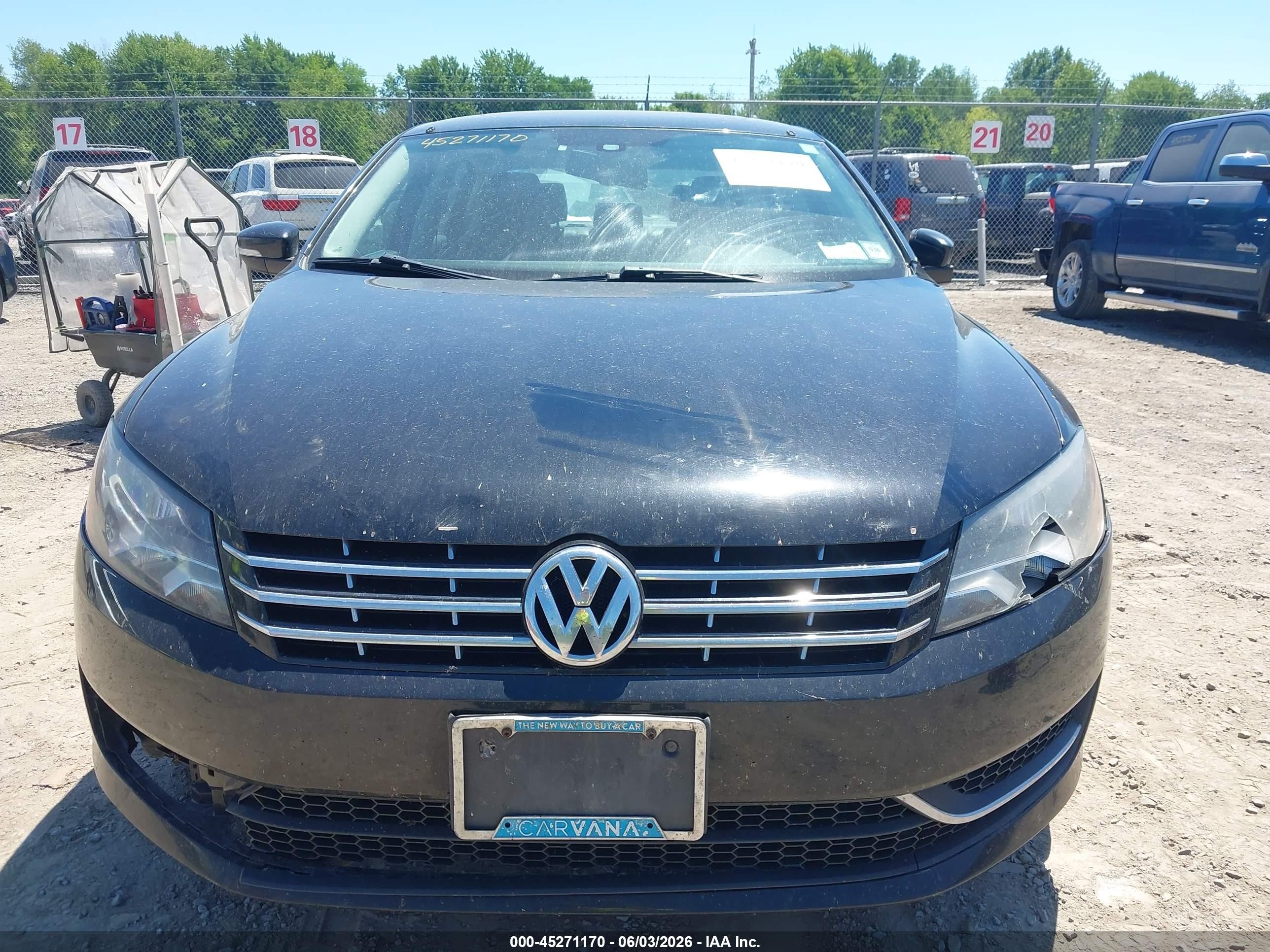 2014 Volkswagen Passat 2.0l Tdi Se Черный vin: 1VWBN7A34EC023487