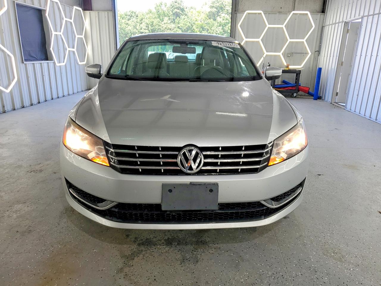 2014 Volkswagen Passat Se Silver vin: 1VWBN7A34EC024462