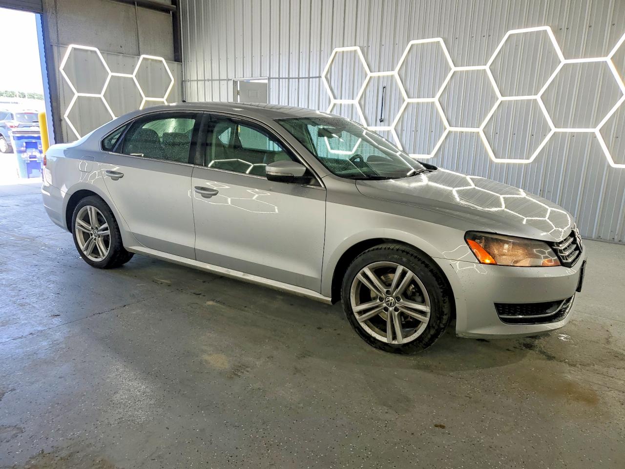 2014 Volkswagen Passat Se Silver vin: 1VWBN7A34EC024462