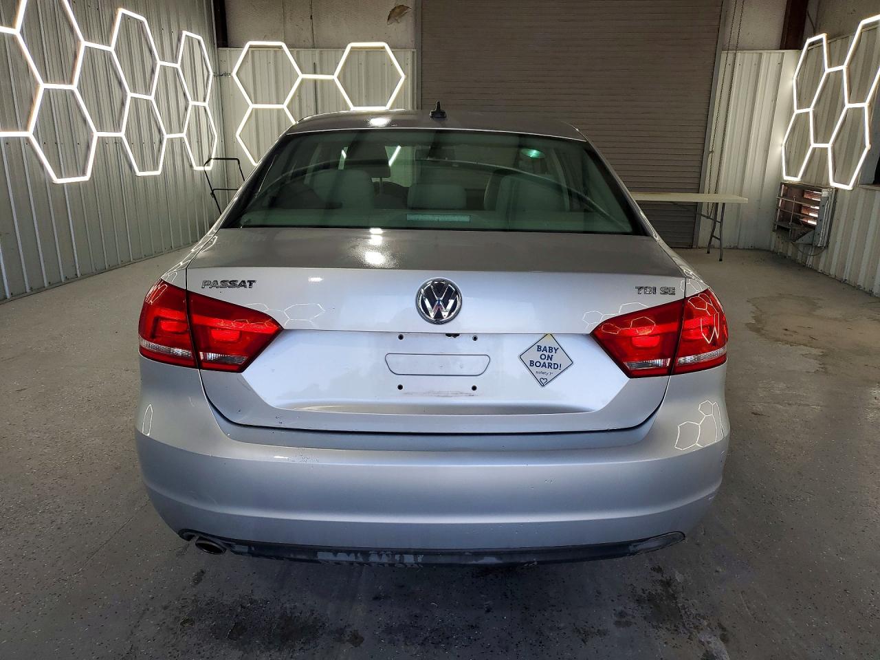 2014 Volkswagen Passat Se Silver vin: 1VWBN7A34EC024462