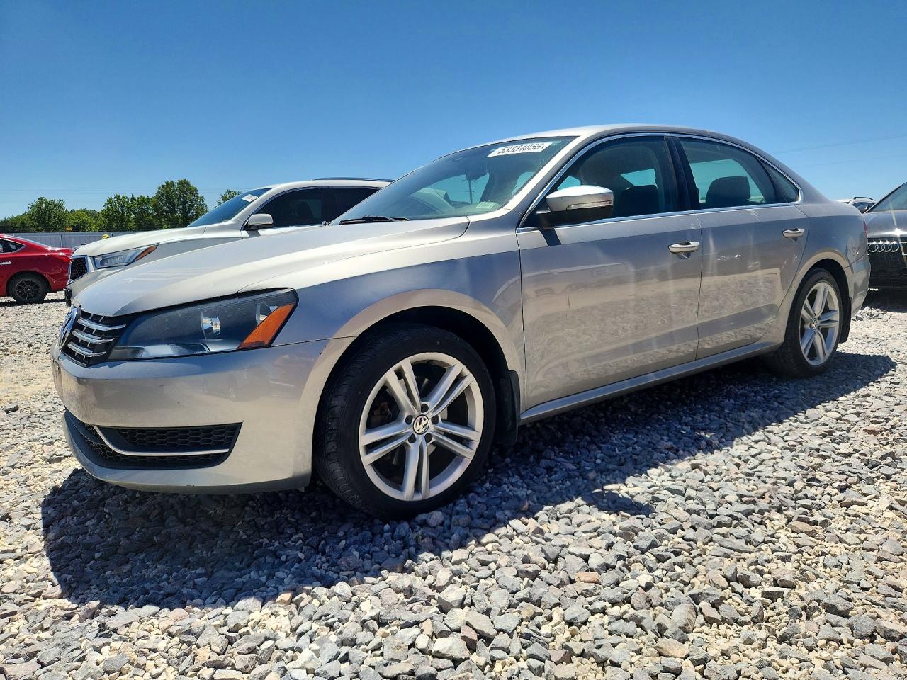 2014 Volkswagen Passat Se Серебряный vin: 1VWBN7A34EC027488