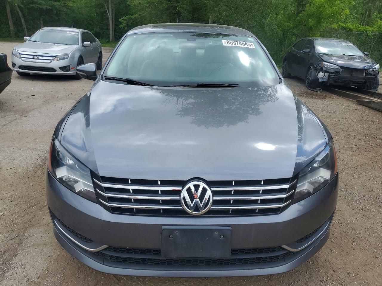 2012 Volkswagen Passat Se Серый vin: 1VWBN7A35CC029540