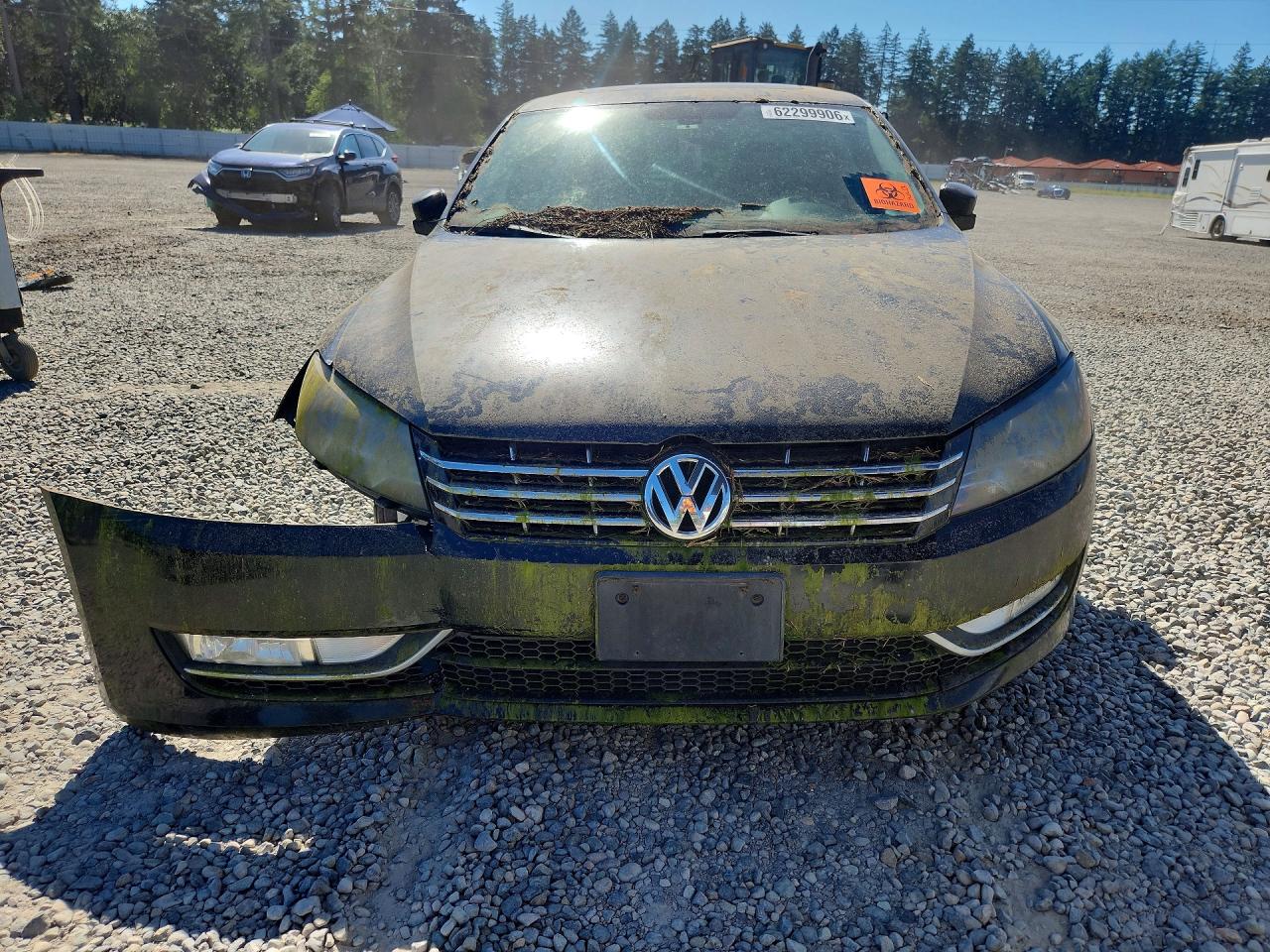 2013 Volkswagen Passat Se Black vin: 1VWBN7A35DC068565
