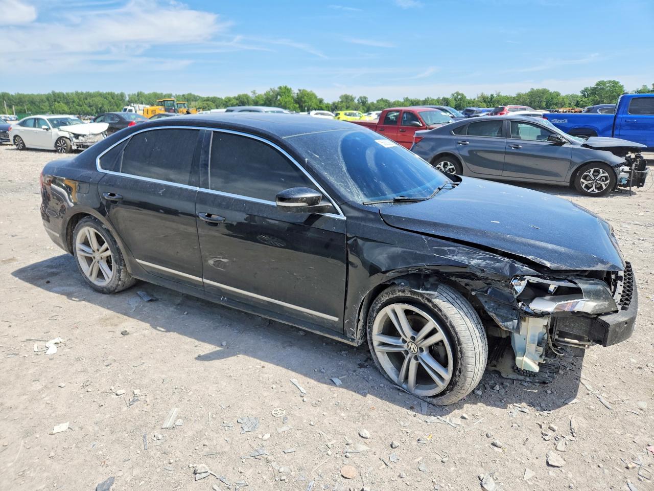 2013 Volkswagen Passat Se Black vin: 1VWBN7A35DC121507