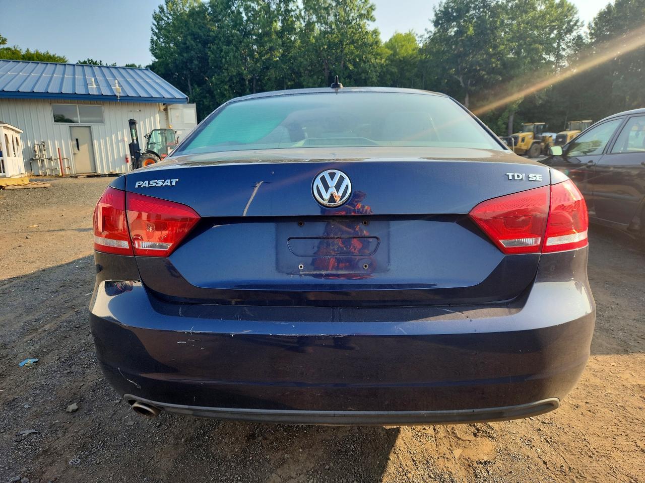 2013 Volkswagen Passat Se Blue vin: 1VWBN7A35DC144544