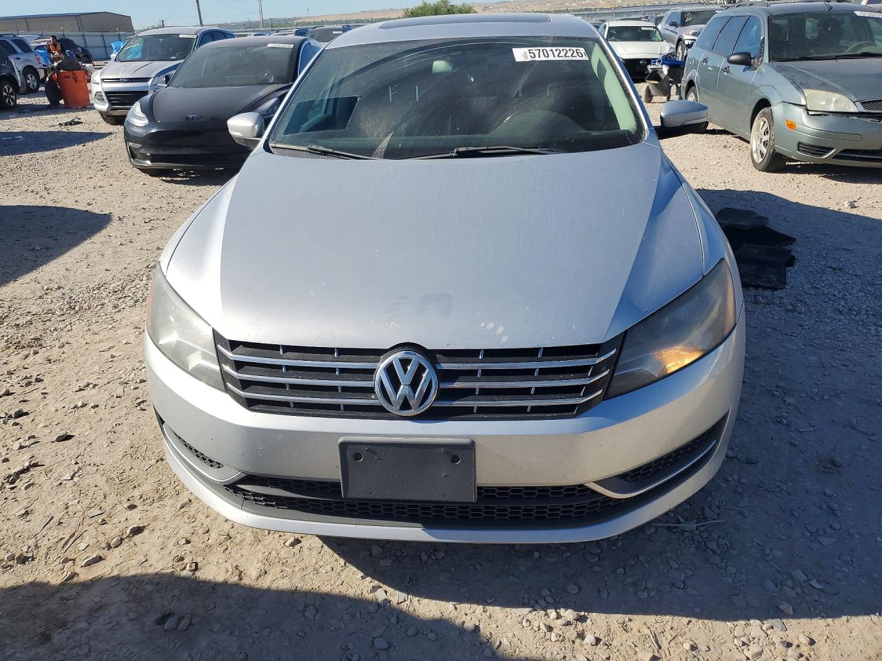 2014 Volkswagen Passat Se Silver vin: 1VWBN7A35EC102263