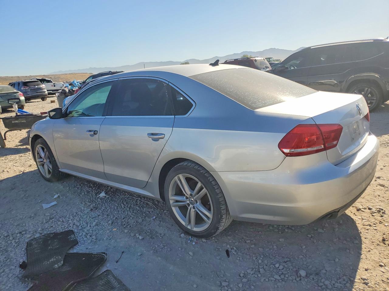 2014 Volkswagen Passat Se Silver vin: 1VWBN7A35EC102263