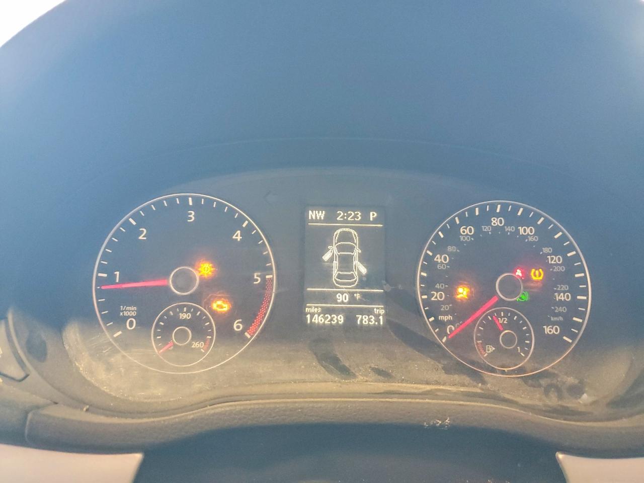 2012 Volkswagen Passat Se Blue vin: 1VWBN7A36CC025609