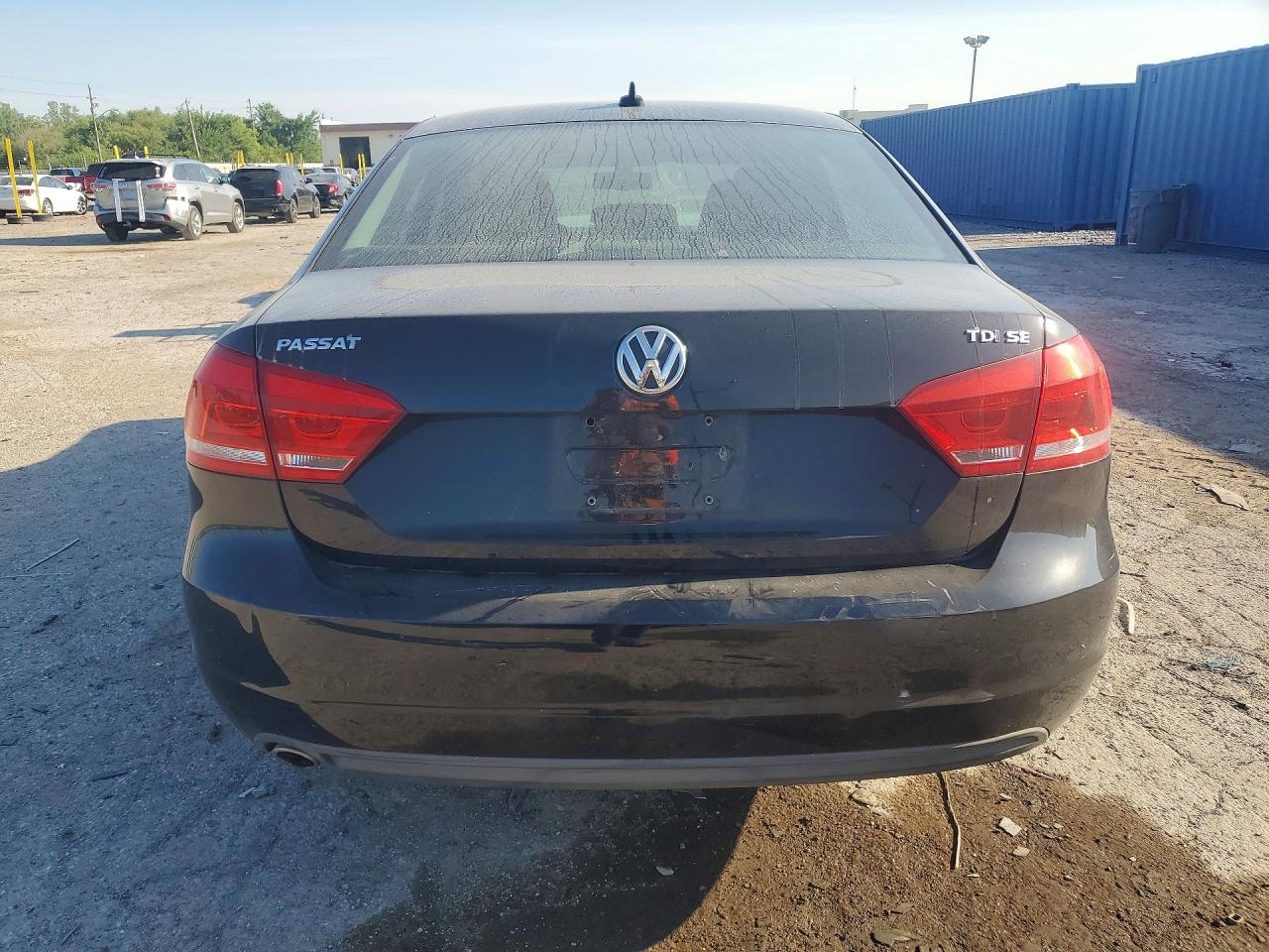 2014 Volkswagen Passat Se Black vin: 1VWBN7A36EC032501