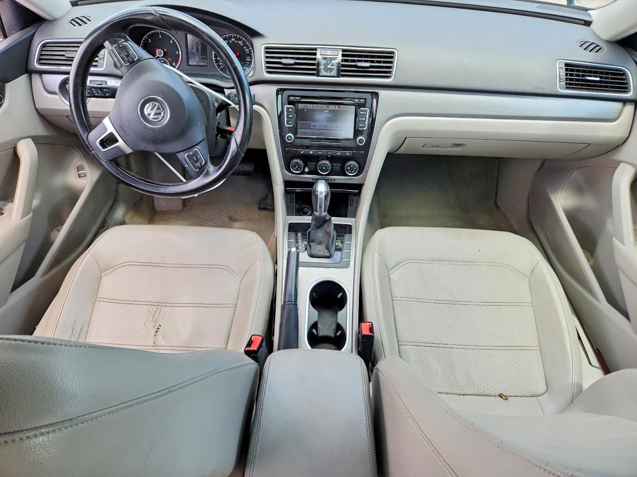 2014 Volkswagen Passat Se Gray vin: 1VWBN7A36EC044177