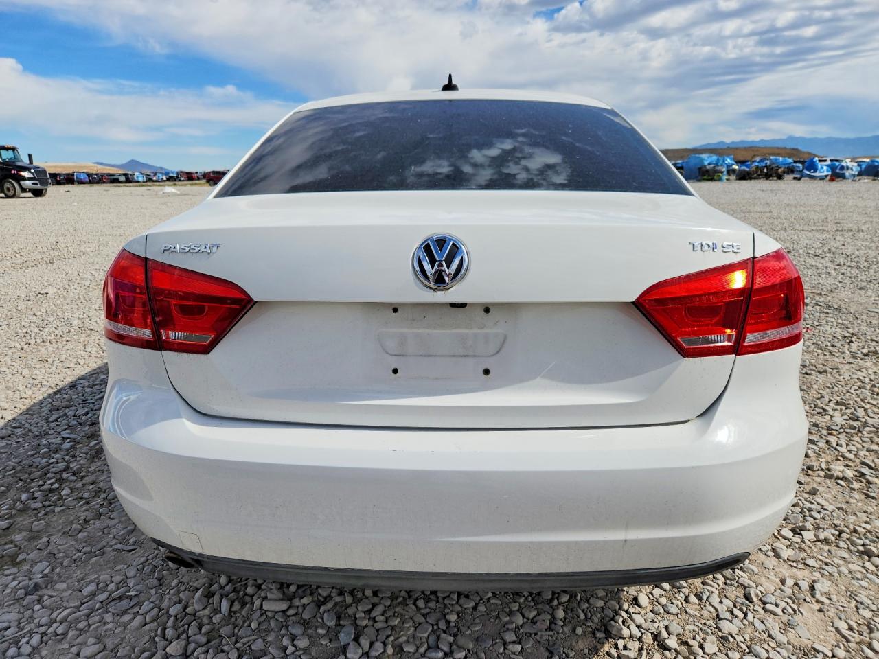 2014 Volkswagen Passat Se Белый vin: 1VWBN7A36EC052800