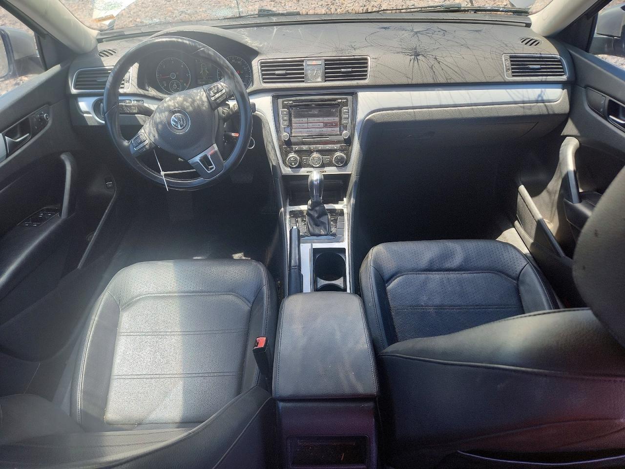 2012 Volkswagen Passat Se Silver vin: 1VWBN7A37CC099847