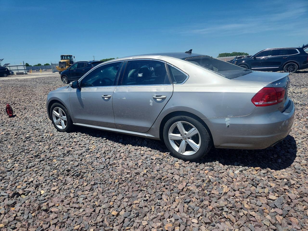 2012 Volkswagen Passat Se Silver vin: 1VWBN7A37CC099847