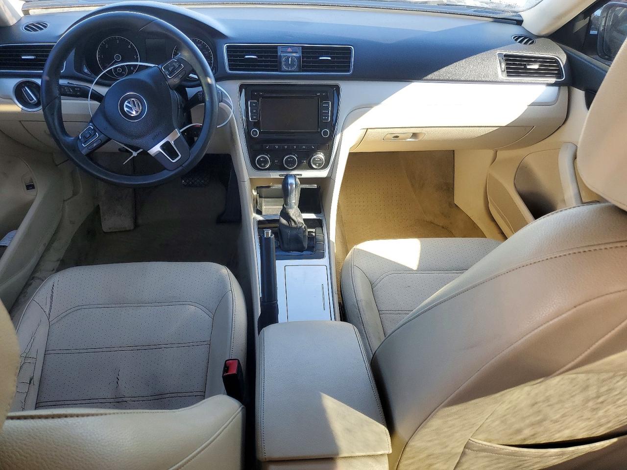 2012 Volkswagen Passat Se Синий vin: 1VWBN7A37CC109230