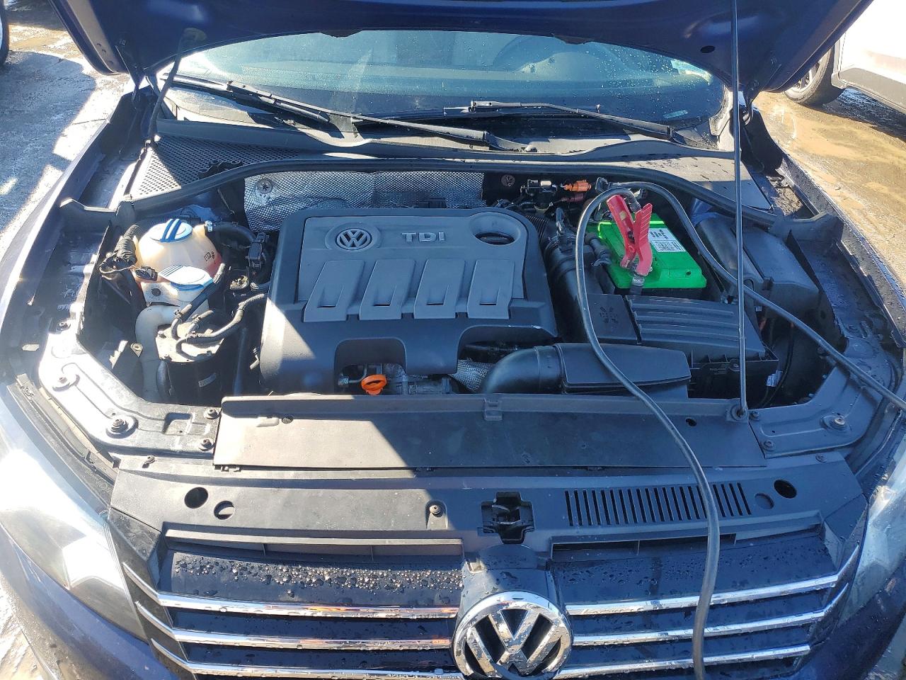 2012 Volkswagen Passat Se Синий vin: 1VWBN7A37CC109230