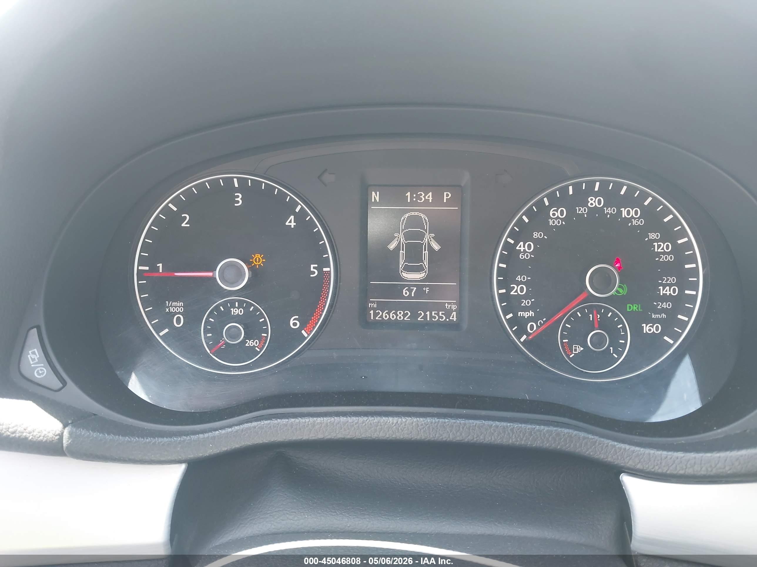 2013 Volkswagen Passat 2.0l Tdi Se White vin: 1VWBN7A37DC123727