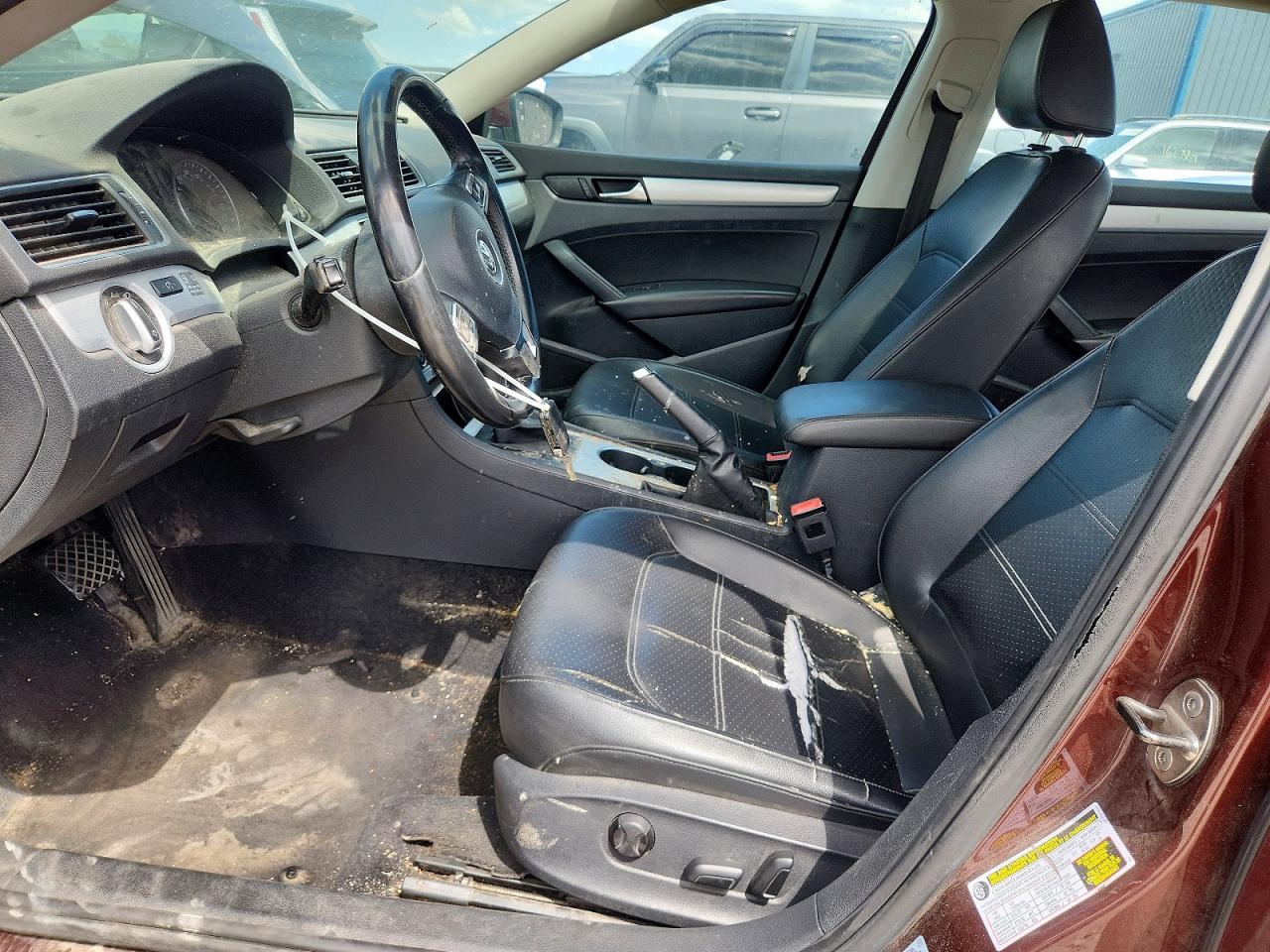 2013 Volkswagen Passat Se Темно-бордовый vin: 1VWBN7A38DC059195