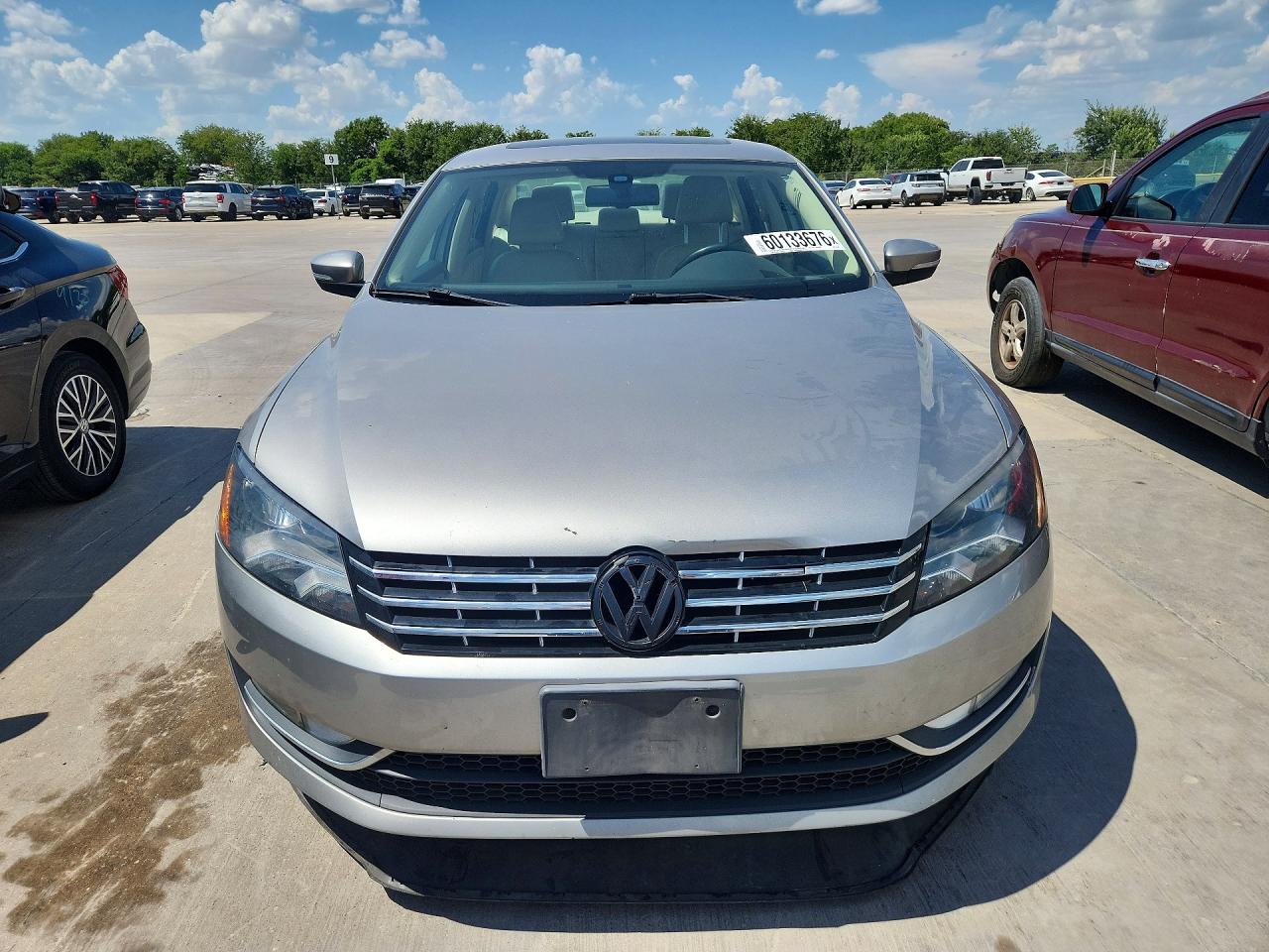 2013 Volkswagen Passat Se Cream vin: 1VWBN7A38DC112381